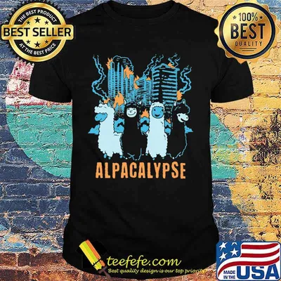 Official llama alpacalypse fires shirt