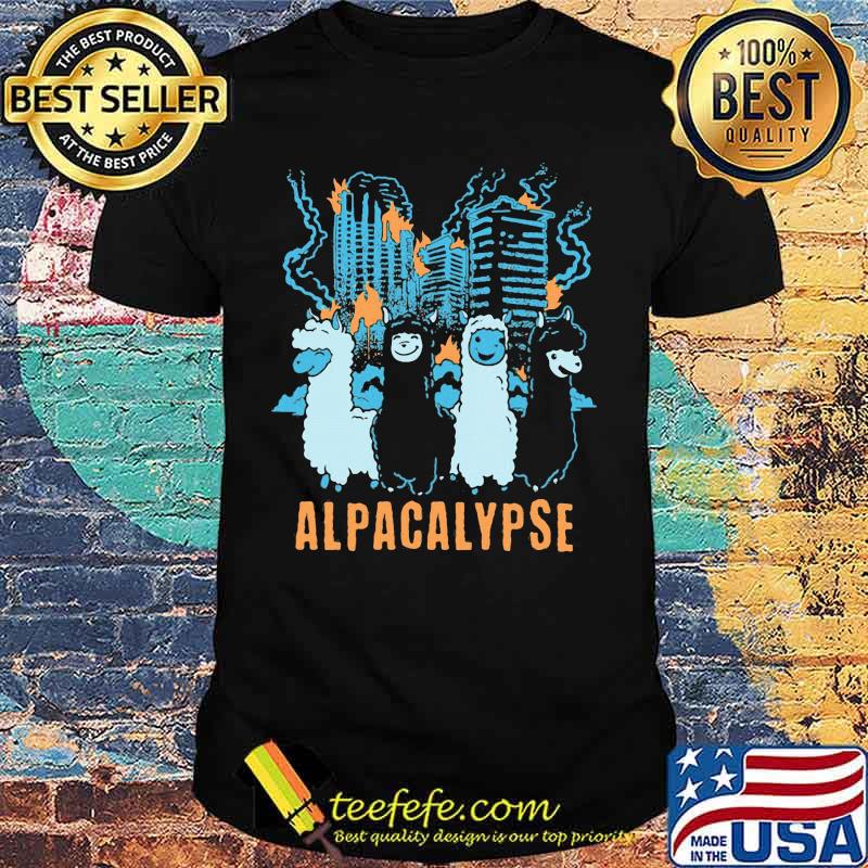 Official llama alpacalypse fires shirt