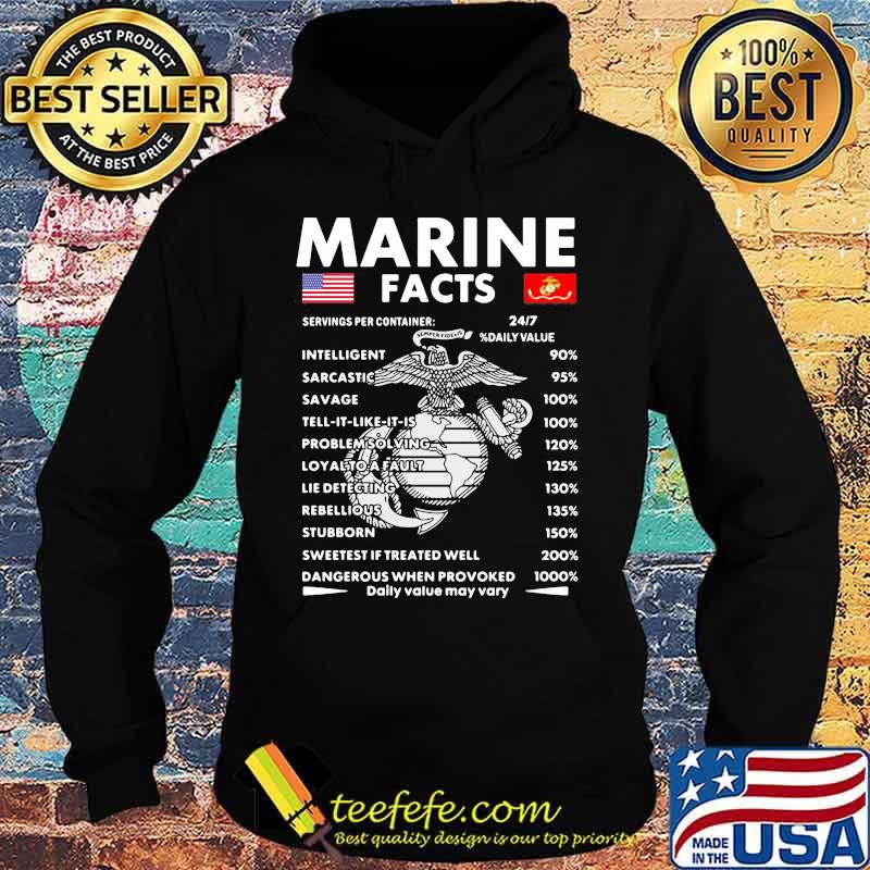 Official Marine facts s Hoodie Official Marine facts s Hoodie