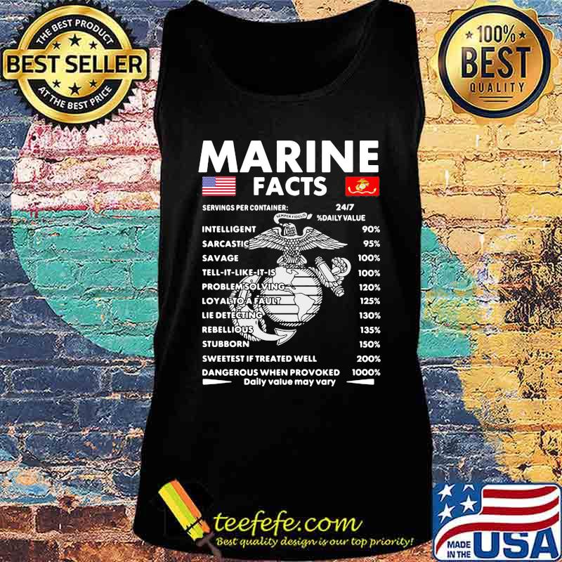 Official Marine facts s Tank top Official Marine facts s Tank top