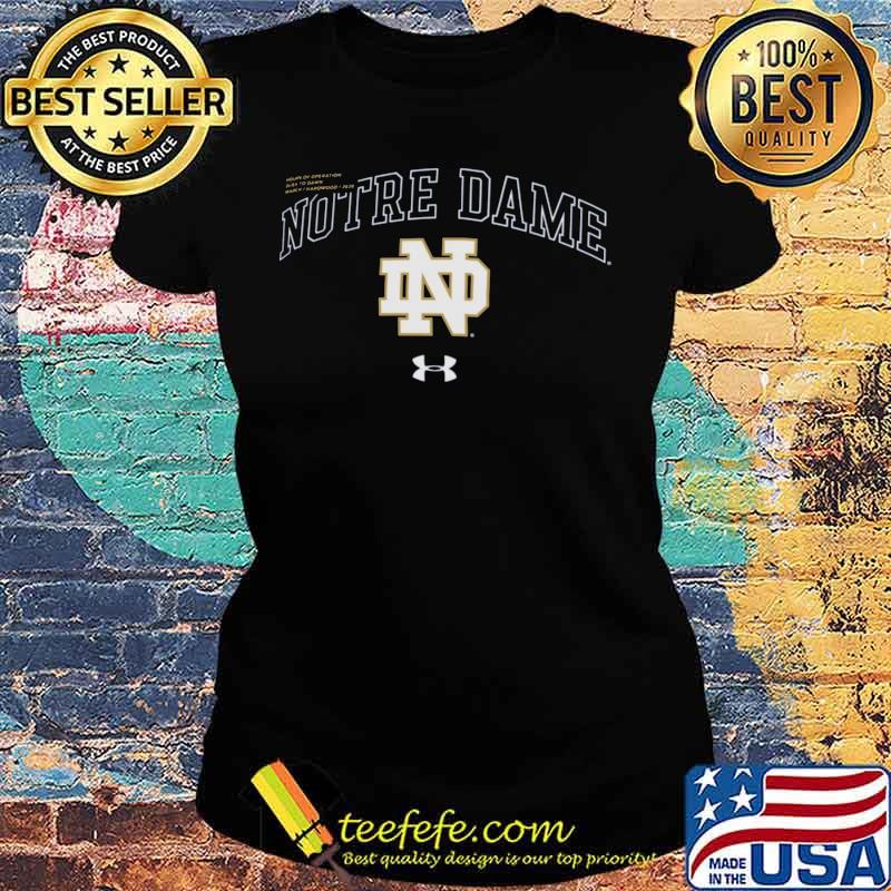 Official notre dame logo s Ladies tee Official notre dame logo s Ladies tee