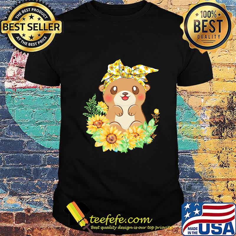 Official Otter Bandana Sunflowers Shirt