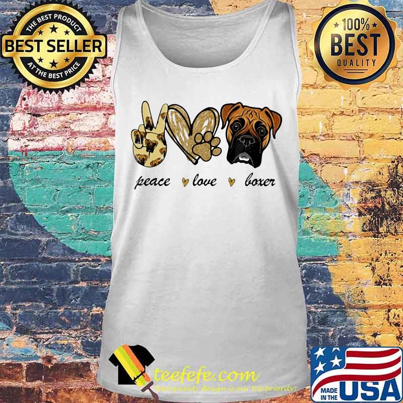 Official Peace Love Boxer s Tank top Official Peace Love Boxer s Tank top