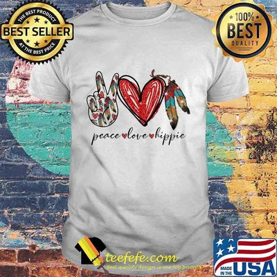 OFFICIAL PEACE LOVE HIPPIE SHIRT