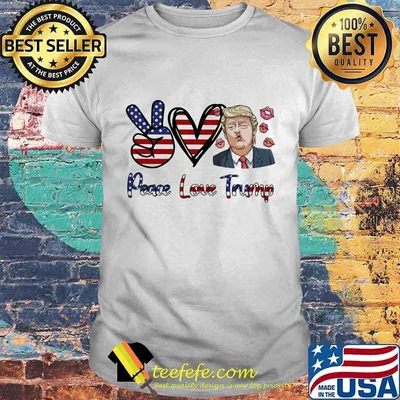 Official Peace Love Trump shirt