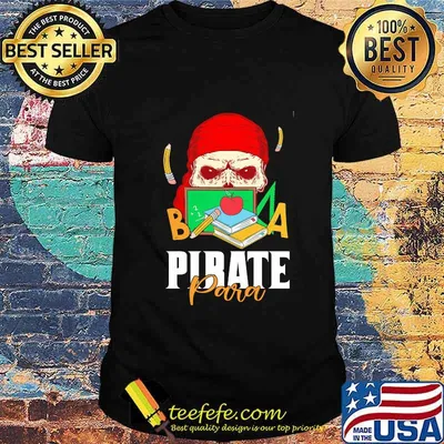 OFFICIAL PIRATE PARA SKULL BOOK SHIRT
