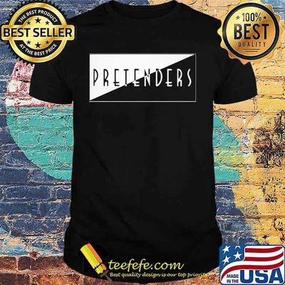 Official pretenders band logo shirt
