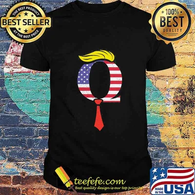 OFFICIAL Q TRUMP AMERICAN FLAG SHIRT