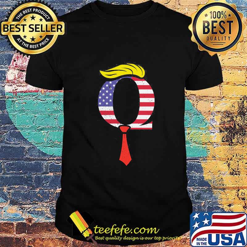 OFFICIAL Q TRUMP AMERICAN FLAG SHIRT