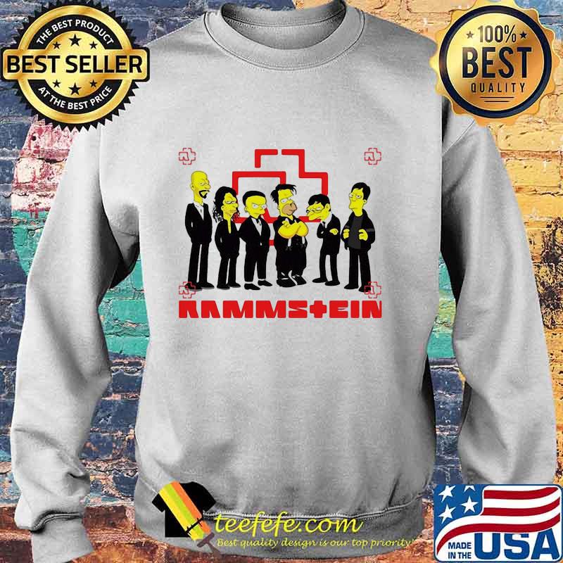 Official rammstein band simpsons s Sweater Official rammstein band simpsons s Sweater
