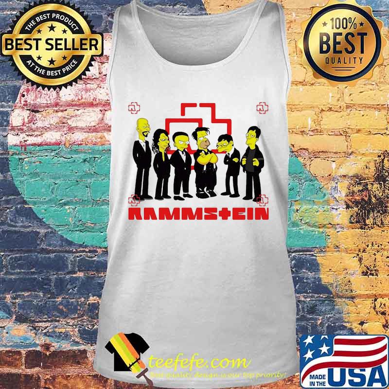 Official rammstein band simpsons s Tank top Official rammstein band simpsons s Tank top