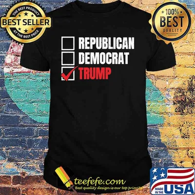 Official Republican Democrat Trump shirt
