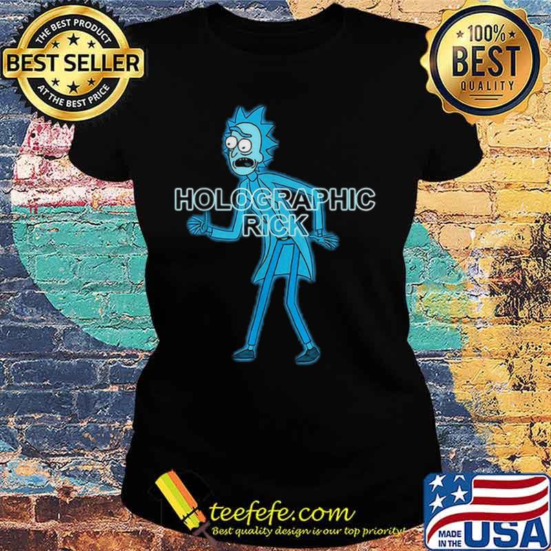 Official rick science holographic s Ladies tee Official rick science holographic s Ladies tee