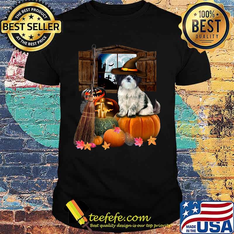 Official Shih-tzu witch halloween shirt