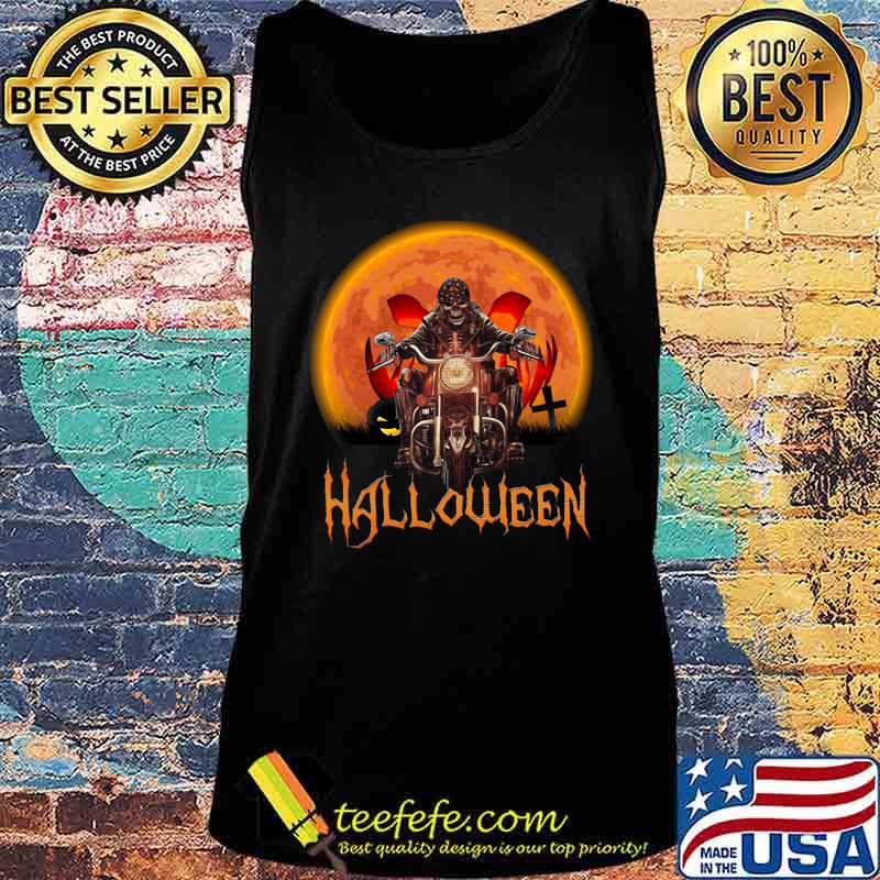 Official Skeleton Biker Halloween s Tank top Official Skeleton Biker Halloween s Tank top