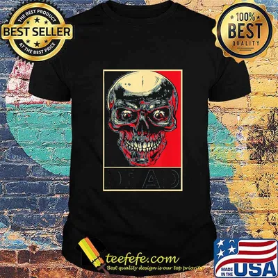 Official skull dead art shirt
