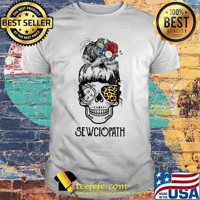 Official Skull girl Leopard sewciopath shirt