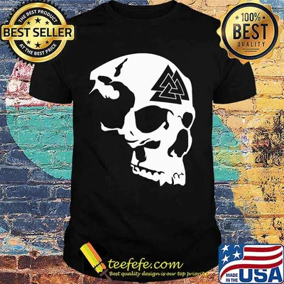 Official skull odin valhalla shirt