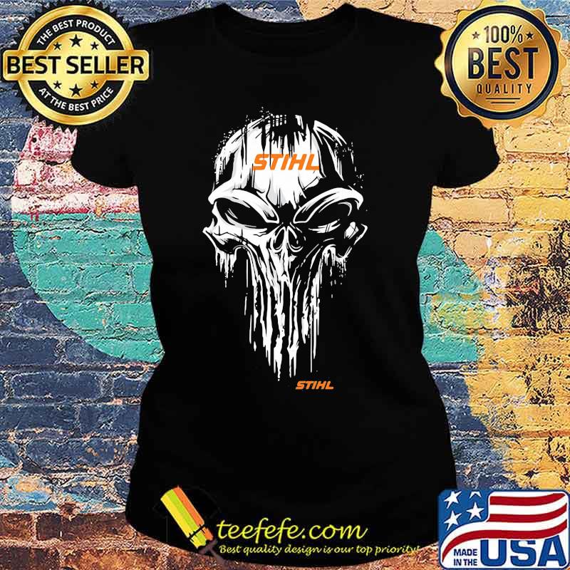 Official skull stihl logo s Ladies tee Official skull stihl logo s Ladies tee