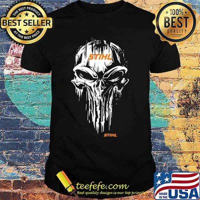 Official skull stihl logo shirt
