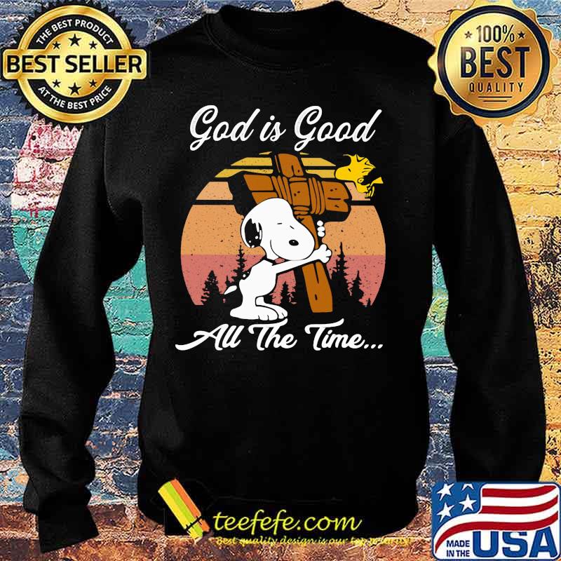Official Snoopy And Woodstock God is good all the time vintage retro s Sweater Official Snoopy And Woodstock God is good all the time vintage retro s Sweater