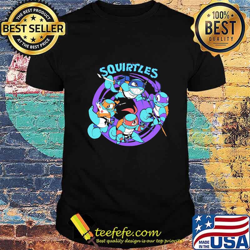 OFFICIAL SQUIRTLES NINJA TURTLE SHIRT OFFICIAL SQUIRTLES NINJA TURTLE SHIRT