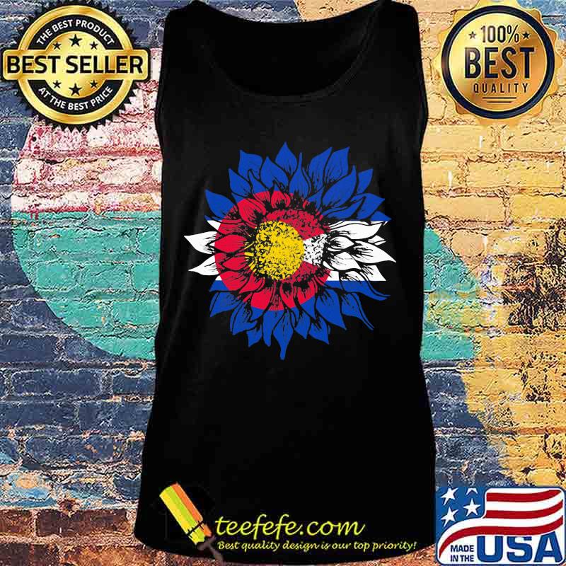 Official Sunflower Colorado Flag Shirt Tank top Official Sunflower Colorado Flag Shirt Tank top