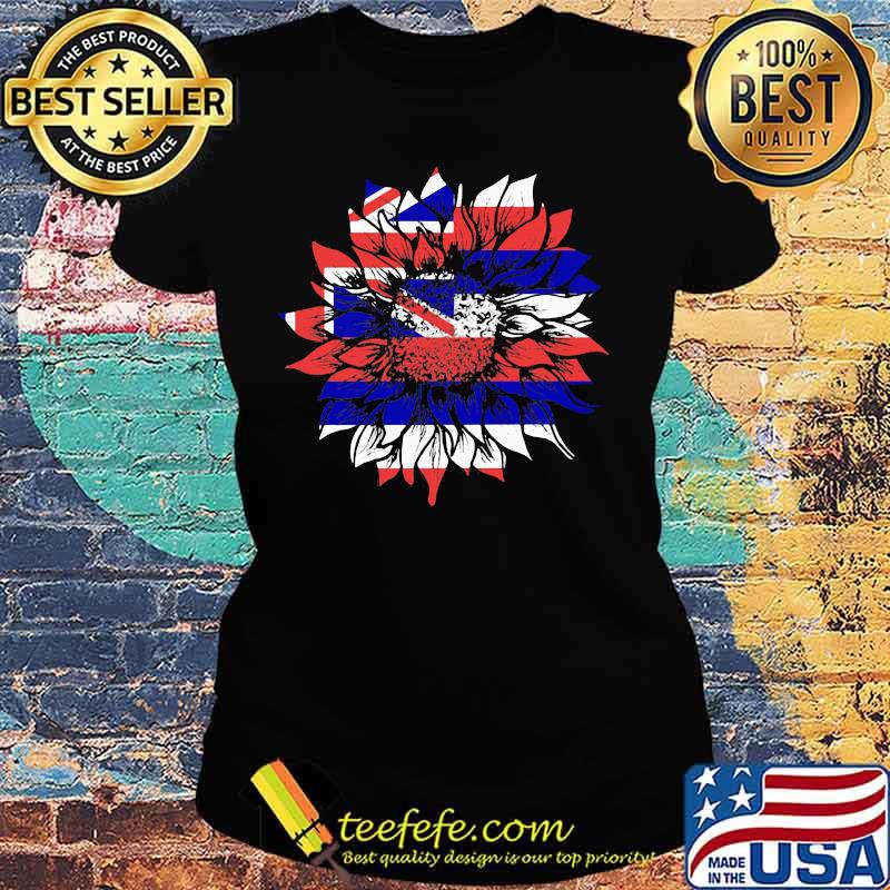 Official Sunflower Hawaii Flag Shirt Ladies tee Official Sunflower Hawaii Flag Shirt Ladies tee