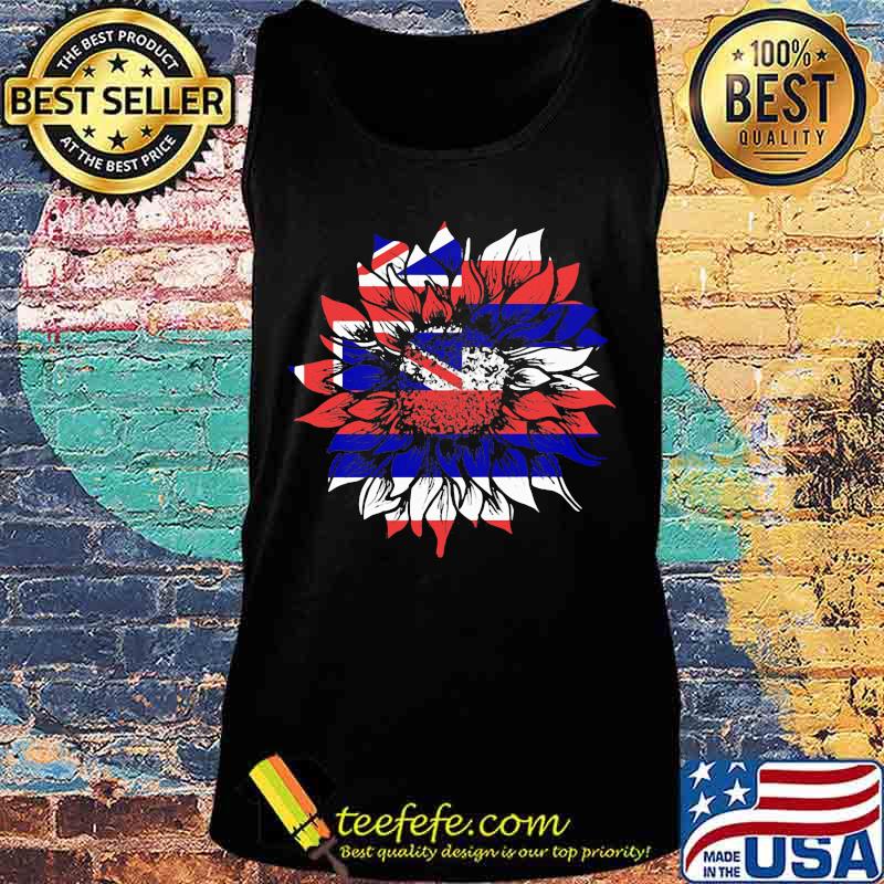 Official Sunflower Hawaii Flag Shirt Tank top Official Sunflower Hawaii Flag Shirt Tank top