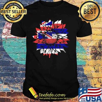 Official Sunflower Hawaii Flag Shirt