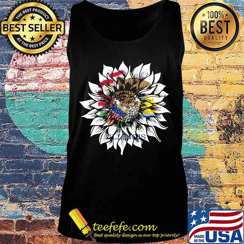 Official Sunflower Illinois Flag Shirt Tank top Official Sunflower Illinois Flag Shirt Tank top