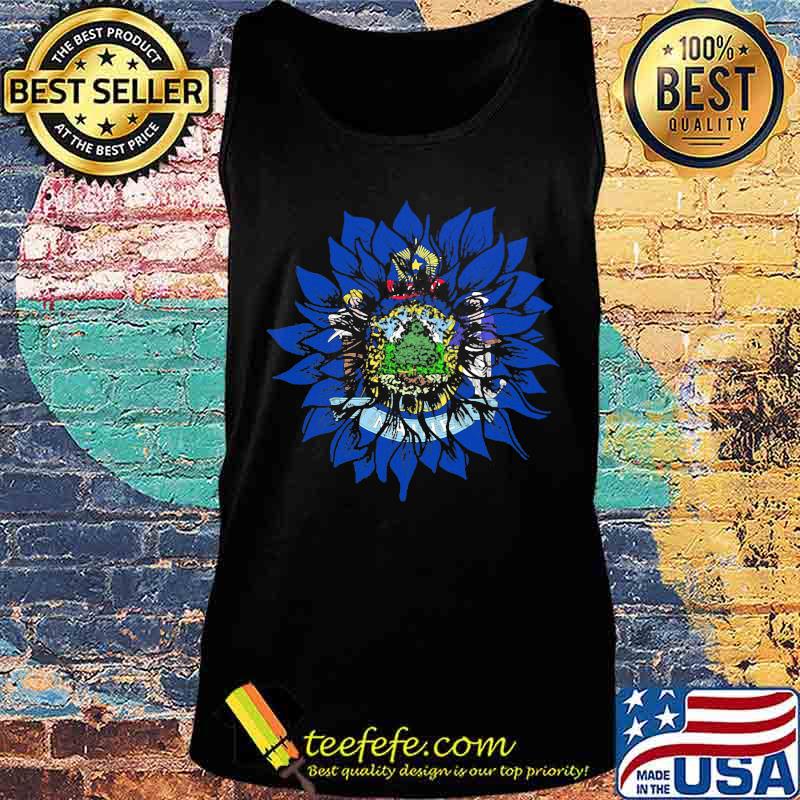 Official Sunflower Maine Flag Shirt Tank top Official Sunflower Maine Flag Shirt Tank top