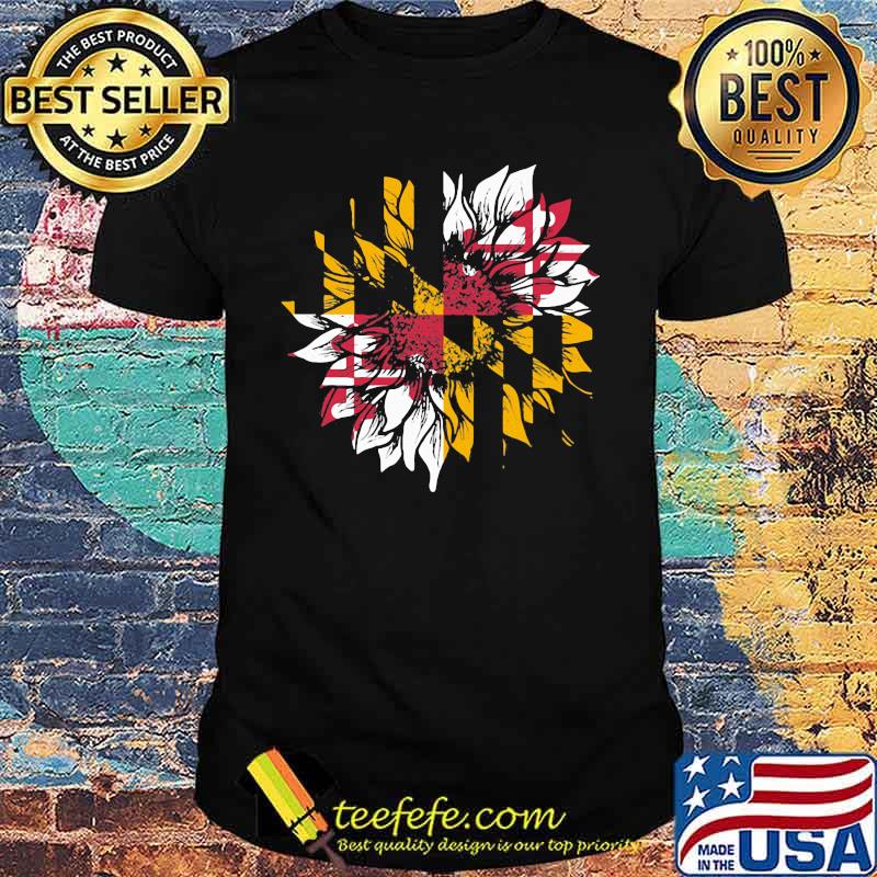 Official Sunflower Maryland Flag Shirt