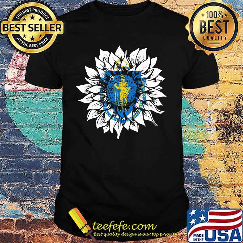 Official Sunflower Massachusetts Flag Shirt