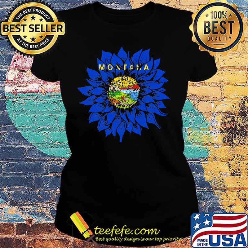 Official Sunflower Montana Flag Shirt Ladies tee Official Sunflower Montana Flag Shirt Ladies tee