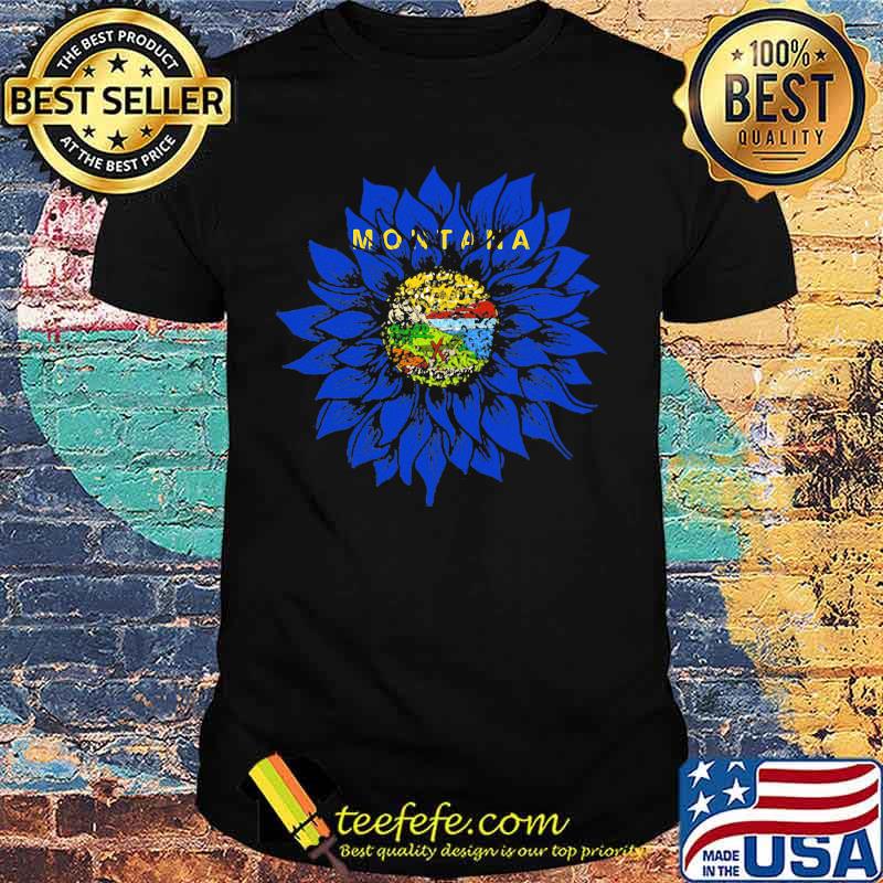 Official Sunflower Montana Flag Shirt Official Sunflower Montana Flag Shirt