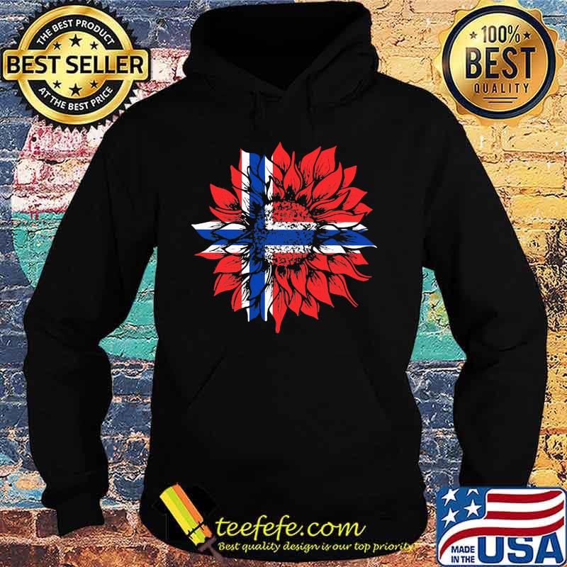 Official Sunflower Norway Flag Shirt Hoodie Official Sunflower Norway Flag Shirt Hoodie