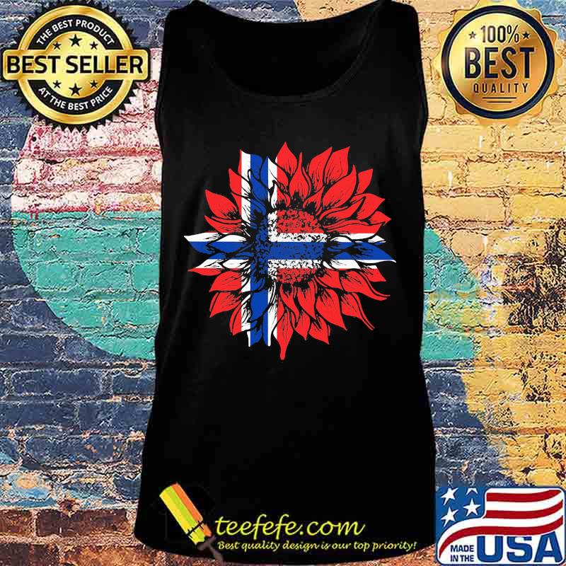 Official Sunflower Norway Flag Shirt Tank top Official Sunflower Norway Flag Shirt Tank top