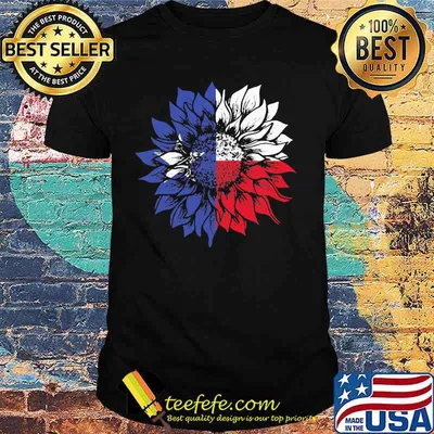 Official Sunflower Texas Flag Shirt