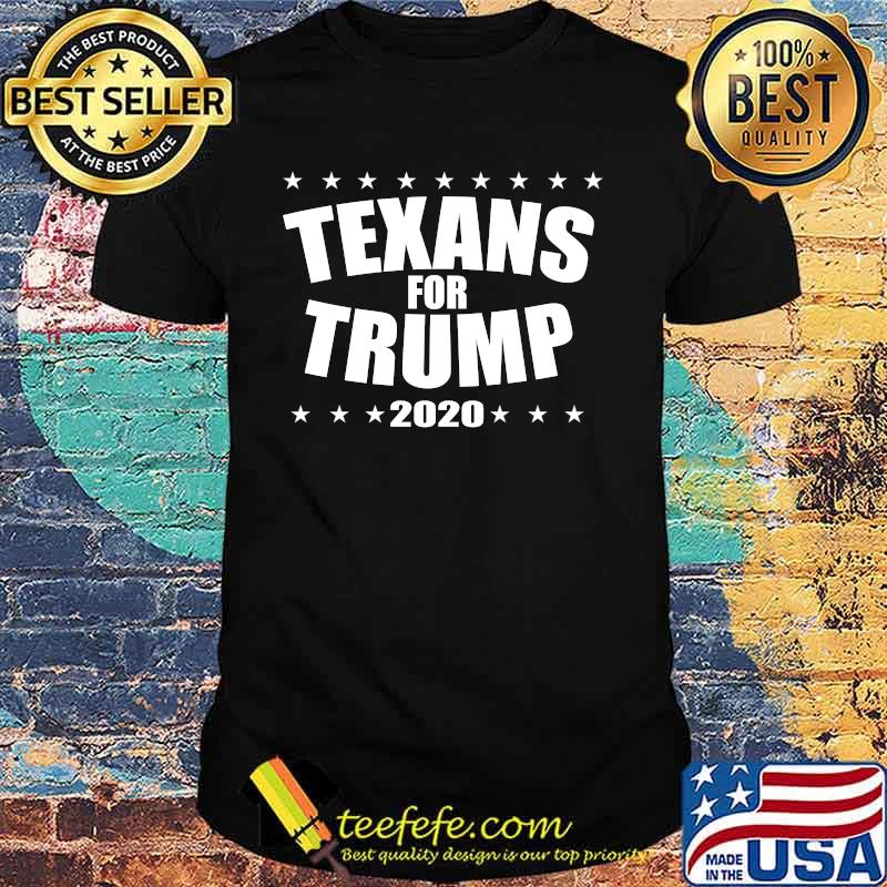 Official texans for trump 2020 shirt
