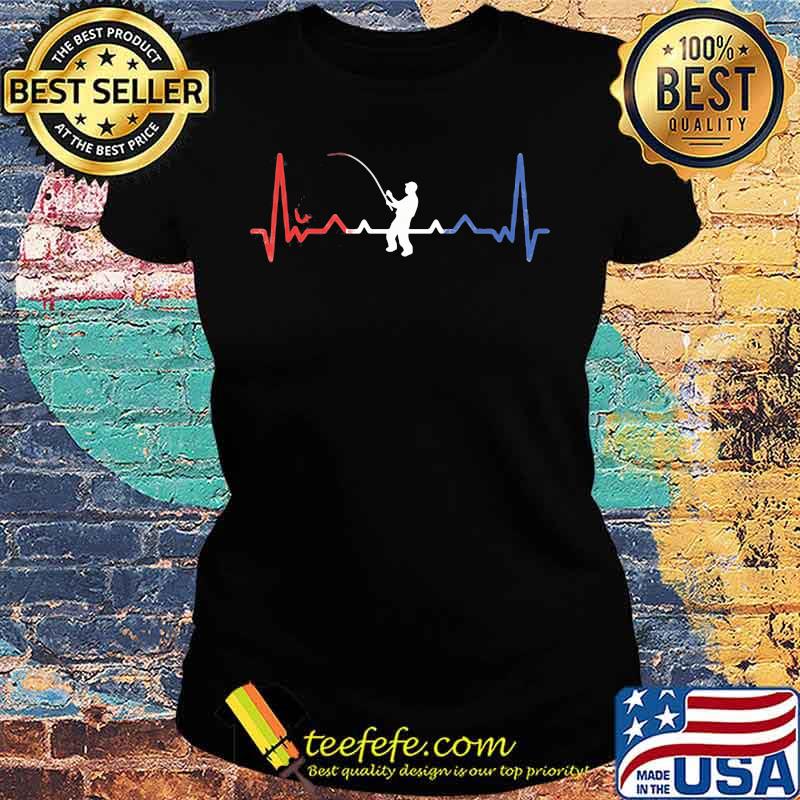 OFFICIAL THE HEARTBEAT FISHING MAN SHIRT Ladies tee OFFICIAL THE HEARTBEAT FISHING MAN SHIRT Ladies tee