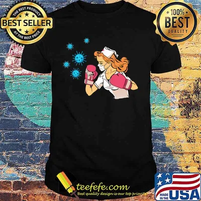 OFFICIAL THE NURSE FIGHT VIRUS COVID-19 SHIRT