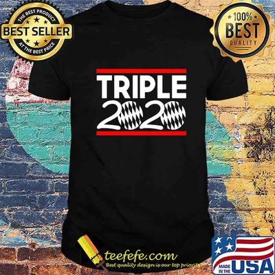 Official Triple 2020 Bayern shirt