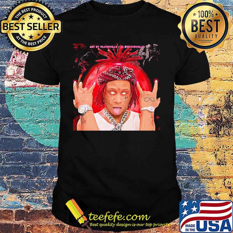 Official trippie redd artwork shirt