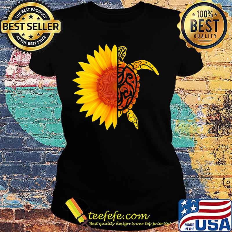 Official Turtle sunflower s Ladies tee Official Turtle sunflower s Ladies tee