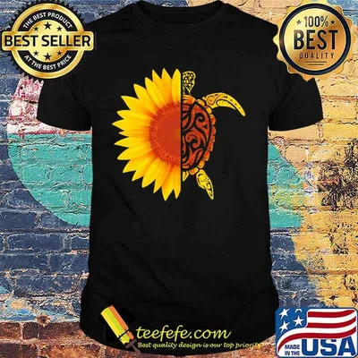 Official Turtle sunflower shirt