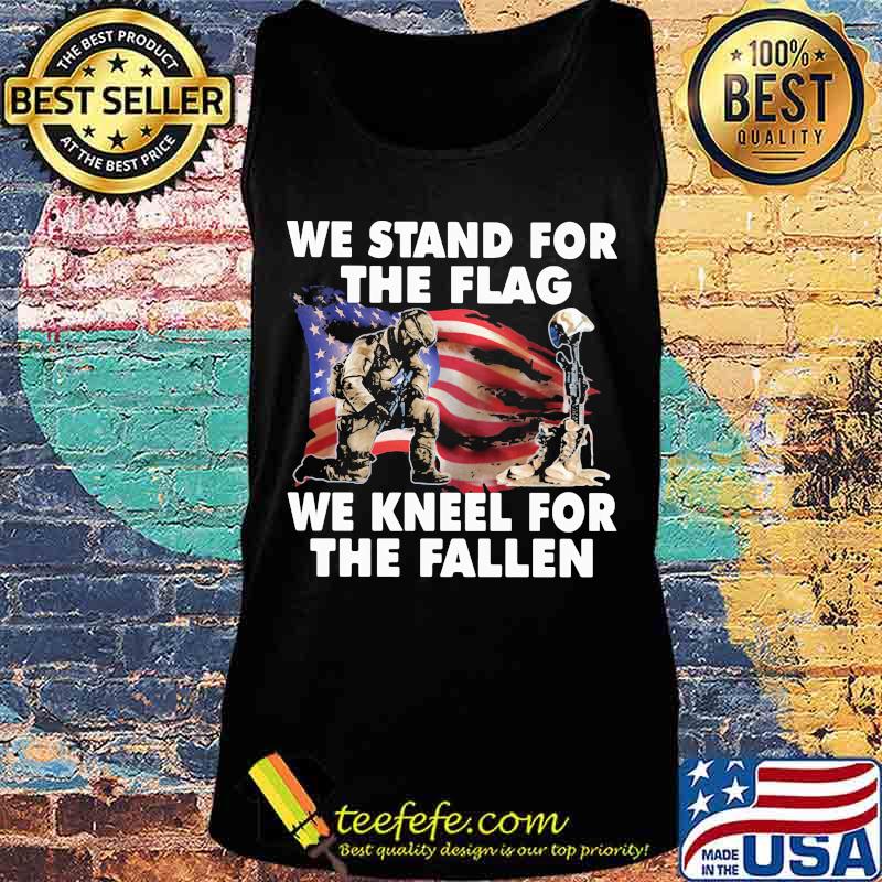 Official Veteran We stand for the flag we kneel for the fallen s Tank top Official Veteran We stand for the flag we kneel for the fallen s Tank top