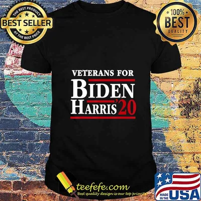 Official Veterans for Biden Harris 2020 shirt