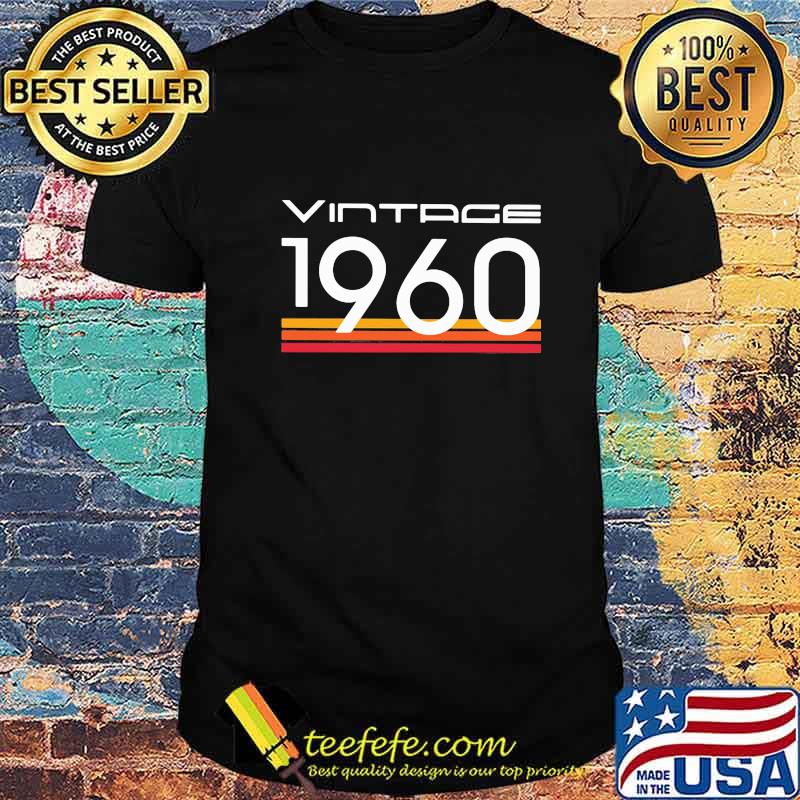 OFFICIAL VINTAGE 1960 VINTAGE RETRO SHIRT