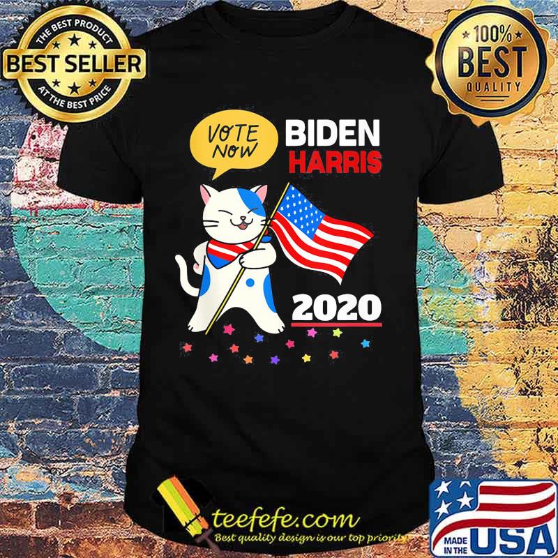 Official Vote Now Biden Harris 2020 Cat American Flag Independence Day Shirt Official Vote Now Biden Harris 2020 Cat American Flag Independence Day Shirt